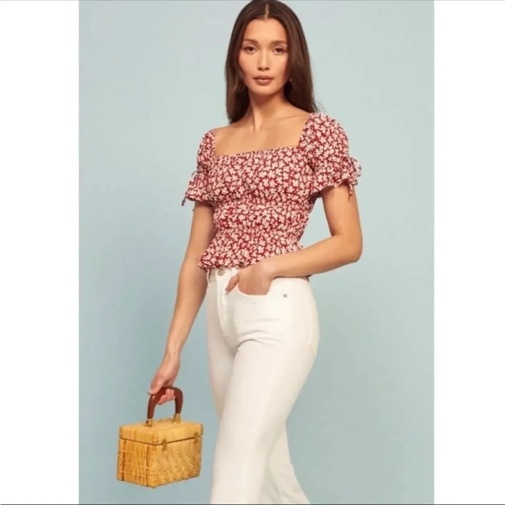 Reformation Solis Crop Top S NWT - Picture 7 of 9